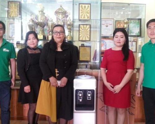 Provide material assistance to the 25th special school of Sukhbaatar district
