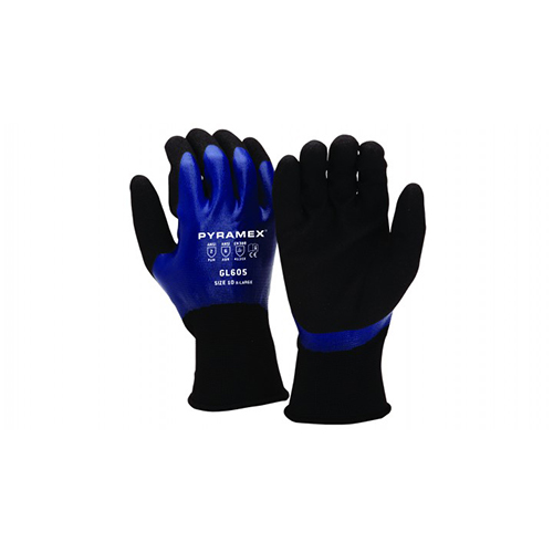 Glove full drip sandy nitrile liquid proof - medium